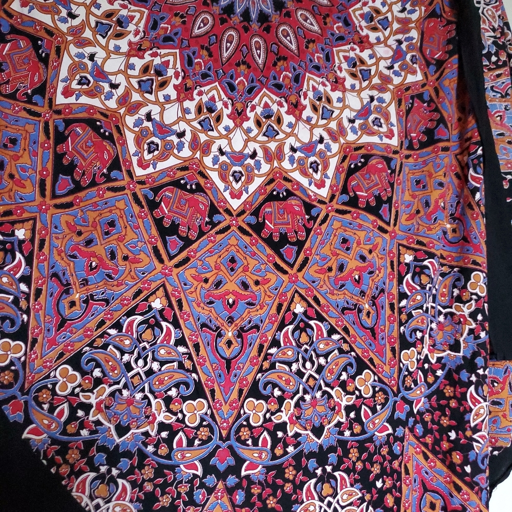 Sold! Indie Boho Elephant Theme Twin Sheet Made in India